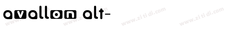 avallon alt字体转换